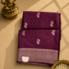 Wine Purple Sona Rupa Viscose Saree
