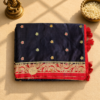 Black & Red Designer Banarasi Saree