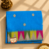 Royal Blue Silk Saree with Multicolour Banarasi Zari Border