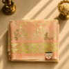 Peach Blush Organza Saree