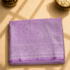 Pure Banarasi Lavender Saree with Silver Zari Floral Weaving