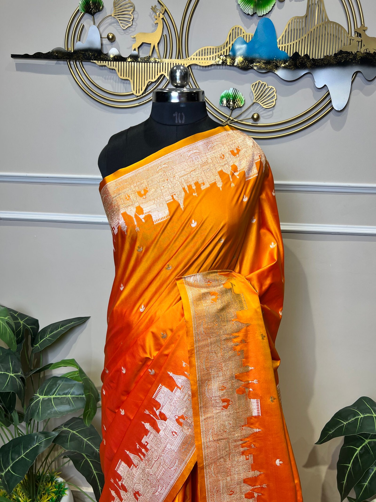 Pure Banarasi Ghat Saree