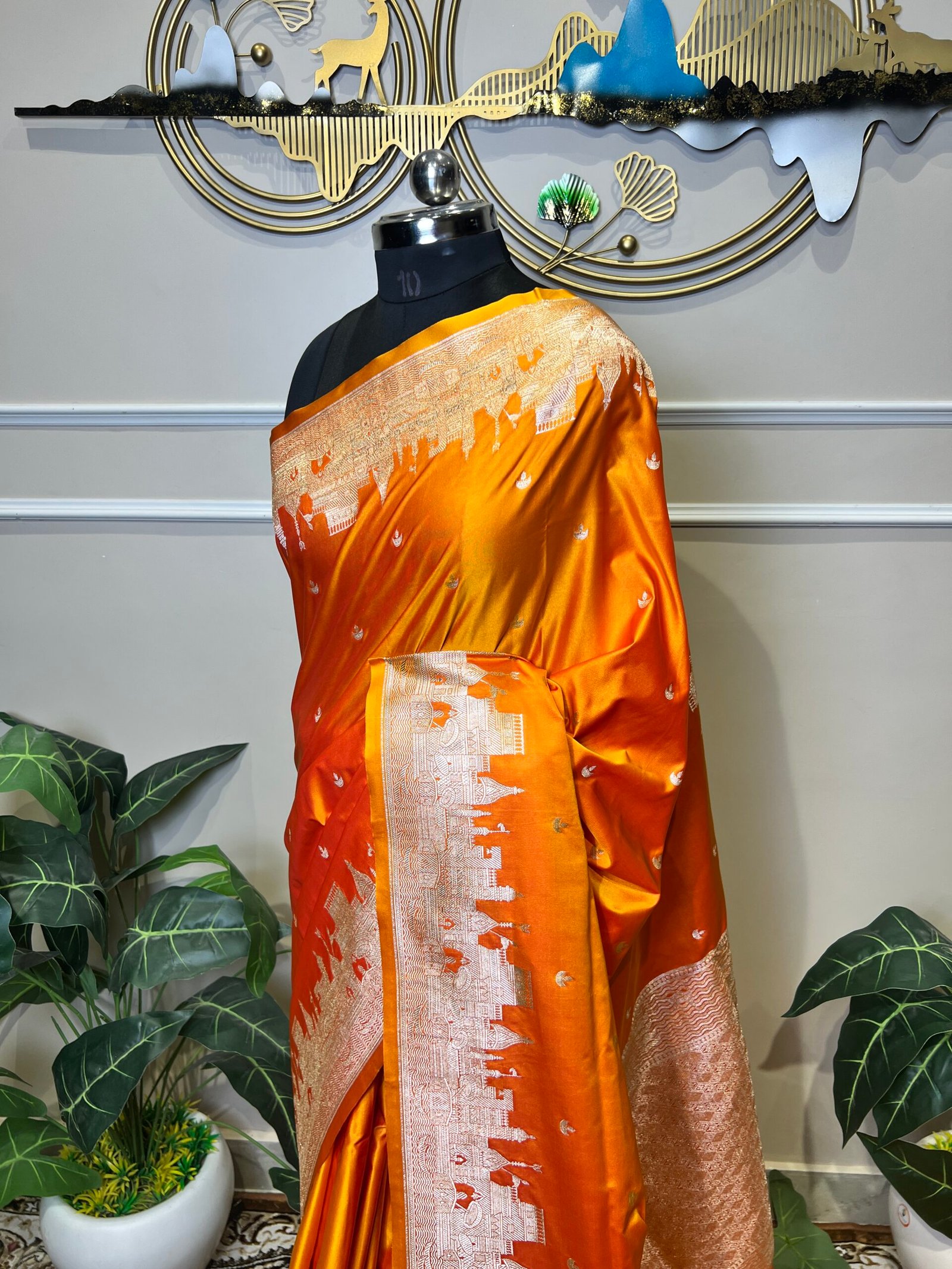 Pure Banarasi Ghat Saree - Image 5