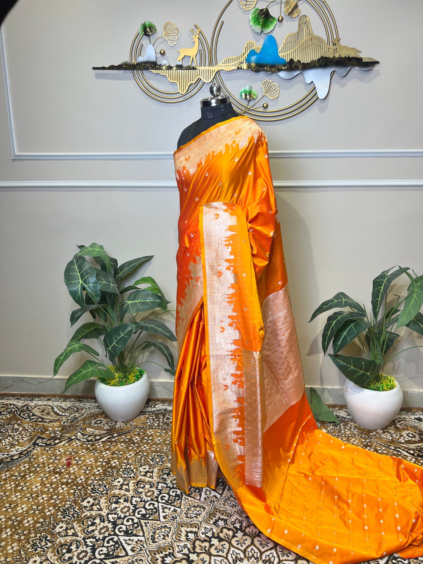 Pure Banarasi Ghat Saree - Image 4