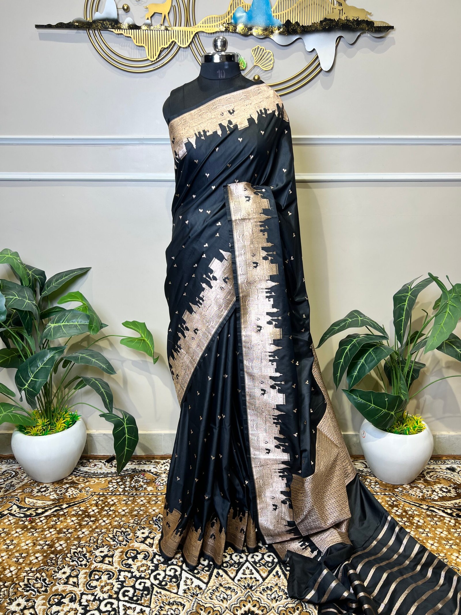 Pure Banarasi Ghat Saree - Image 2