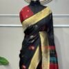 Black & Red Traditional Saree