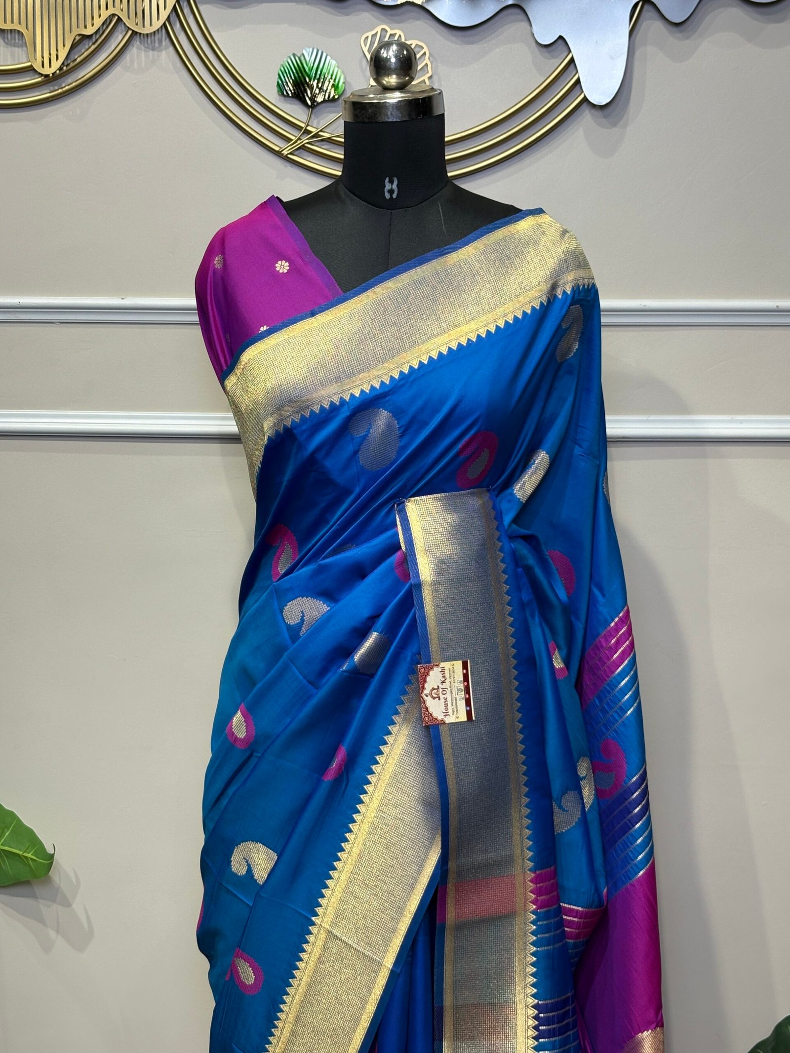 Royal Blue Silk Saree