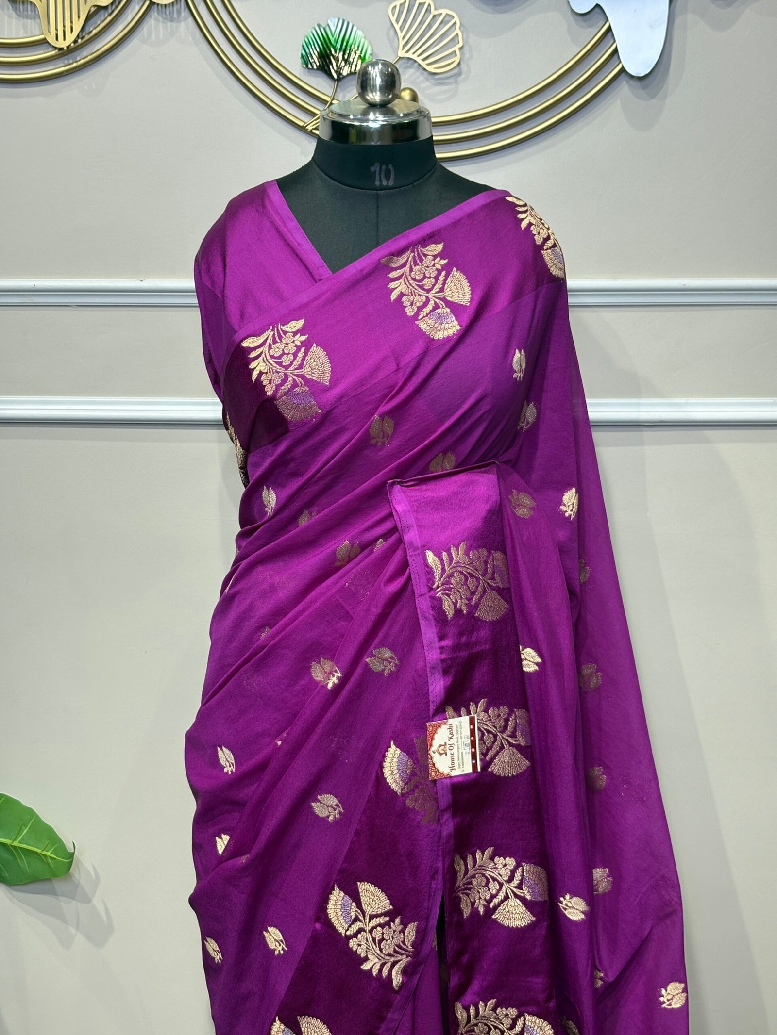 Royal Purple Saree