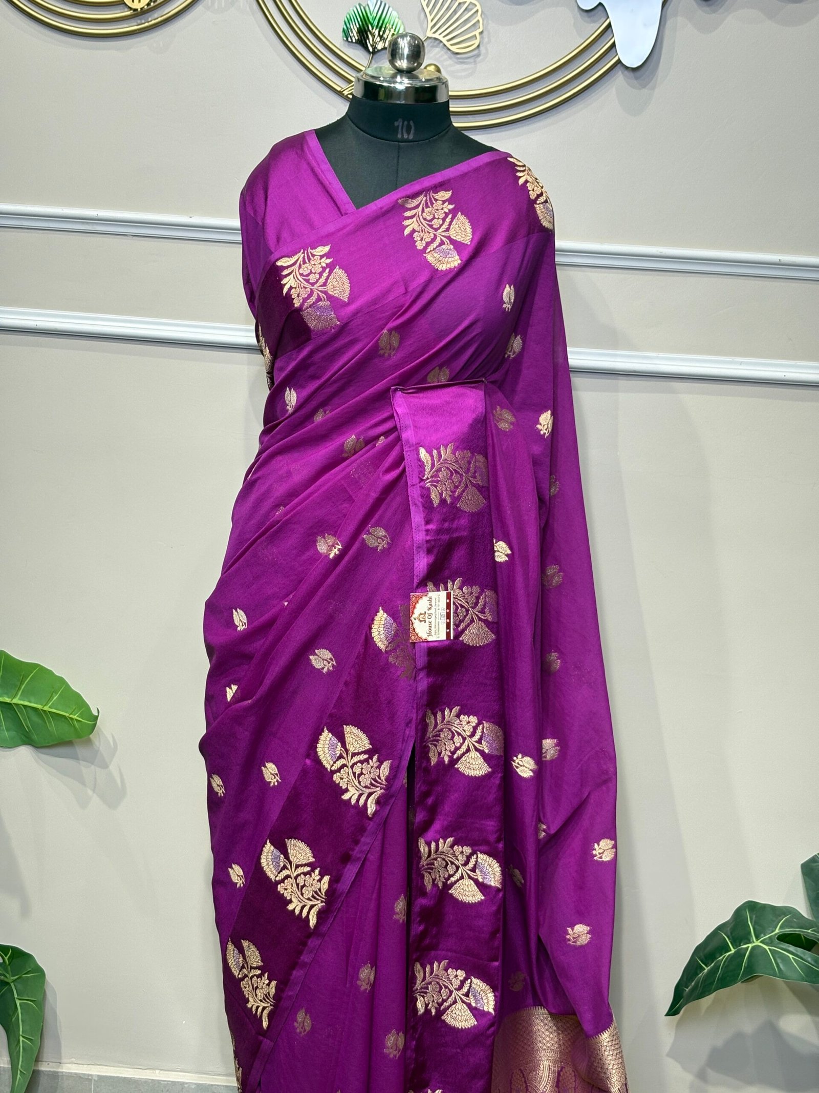 Royal Purple Saree - Image 7