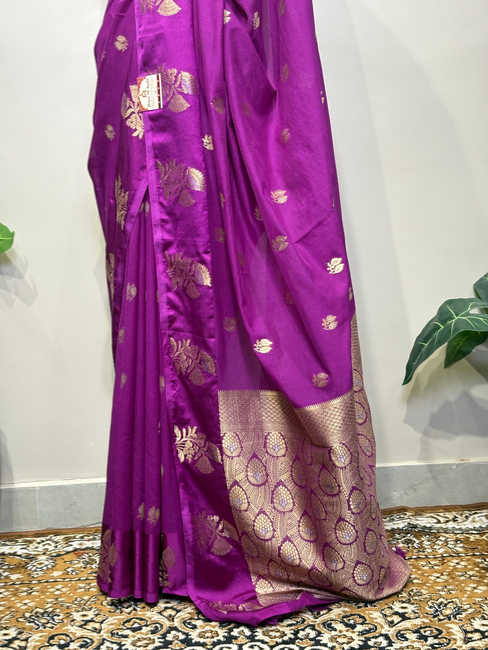 Royal Purple Saree - Image 4